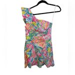 Lilly Pulitzer Tiffani Fiesta Bomba One Shoulder Rouched Dress Photo 1