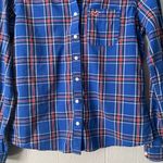 Hollister  Shirt Womens M Y2K Cotton Stretch Plaid Western Rodeo Cowgirl Festival Photo 3