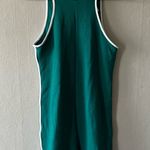 ZARA  Green Piped Short Jumpsuit Size Large NWOT Photo 0