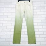 Arizona Jeans Arizona Jean Co Super Skinny Ombre Jeans Size 9 Ivory Green Stretch Cotton Blend Photo 14