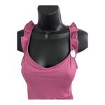 Sincerely Jules pink ruffle strap built Photo 3