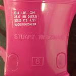 Stuart Weitzman 💕💕 Sawyer Slide Dual-Band Jelly Flat Sandals in Orchid ~ 8 NWT Photo 11