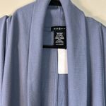 Max & Mia Max‎ & Mia Drape Front Cardigan Blue Open Front Women’s Size Large Photo 2