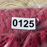 Chico's  Crochet Tunic Sweater Womens M Pink Sheer Knit Boho Beach Cover Layer‎ Photo 7