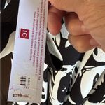 NWT IC by Connie K Black White Abstract High Low Hem Tunic Dress / Top Medium Photo 8