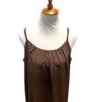 Vonda Tiered Prairie Maxi Dress Chocolate Brown Size 4XL Minimalist Cottage Boho Photo 7