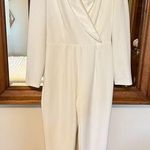 Adrianna Papell White Jumpsuit Photo 0