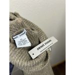 Sweet Romeo Abstract Ribbed Turtleneck Tunic Sweater XL Heather Latte Cozy Knit Photo 4