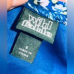 Wild Fable   Royal blu puff short sleeve floral print crop top size S like new Photo 9