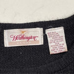 Worthington woman vintage silk and wool blend short sleeve sweater black Sz 20W Photo 6