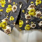 Boden Floral Print Dress Career Work Party Guest Cocktail Midi 8 L Yellow Photo 3