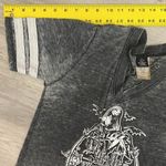 Disney The Nightmare Before Christmas Gray Graphic Short Sleeve V-Neck Tee Small Photo 8