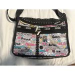 LeSportsac Multicolor City Print Crossbody Bag With Adjustable Strap & Multiple Photo 5
