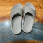 OOFOS Ooah Slide Recovery Sandals size 7 Tan Photo 7