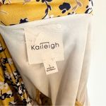 Kaileigh Yellow Floral Tasha Knit Mini Dress - Size: Large Photo 2