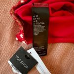 Topshop Chevron Trim Cross Back Swimsuit size 8 Photo 4