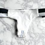 Tavik swim New Tavik Cut Out Sides Chloe Minimal Bikini Bottom Smudge Print White Black Photo 8