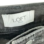 Loft  Black Cotton Mid Rise Bootcut Jeans Size 10 Photo 3