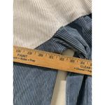 Women’s Sweater Colorblock Corduroy Crew Neck, Long Sleeve White/Blue/Pink Sz L White Size L Photo 3