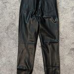 EXPRESS black skinny leather pants Photo 2