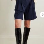 STAUD 
Luisa pleated twill shorts size 12 Photo 1