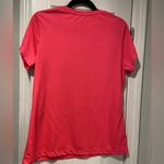 Danskin Now Size XL Neon Pink Crew Neck Short Sleeve Pullover Athletic Top Logo Photo 5