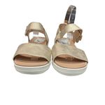 Dr. Scholl's Women's Time Off Sky Gold Smooth Wedge Casual Sandals Size 8.5 NWT Photo 5