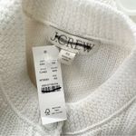 J.Crew NWT Cropped Button-up Sweater Shell White Photo 3