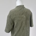 Prologue Olive Green Corduroy Short-Sleeve Academia Indie Midi Dress Extra Small Photo 5