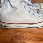 Converse Classic White High Top Sneakers - Size 6/8 - Well Worn Loved Aged Old Photo 6