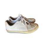 VEJA  Women’s Leather Low Top Lace Up Sneakers White size 10 US size 41 EUR Photo 1