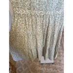 Wonderly  Floral Smocked Midi Dress Cottagecore Coquette Ditsy Floral V Neck L Photo 7