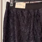 Soft Surroundings  Black Lace Wide Leg Pants Photo 2