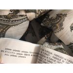 ZARA button down paisley print button down oversized shirt size S Photo 10