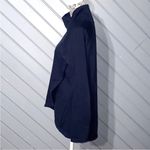 Athleta Cozy Enchanted Karma Asym Pullover in Blue Fleece Lined Sweatshirt S Photo 11