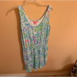 Lilly Pulitzer  Analee Ruffle Skirt Romper in What a Lovely Place Blue Photo 2