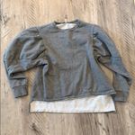 EXPRESS Women’s Gray Sweatshirt Photo 0