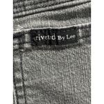 Riveted Denim Jean Shorts Gray Med Wash Size 12M High Rise Zip Pockets Photo 4