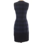 Akris  Plaid Wool Flannel sheath dress zip front Sz 4 Photo 6