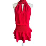 Amanda Uprichard Sorella Dress Red Size S Sleeveless Cocktail Party Formal Photo 3