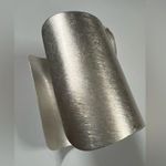 ZARA Silver Metallic Metal Cuff Bracelet Photo 2
