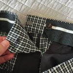 Ann Taylor  Petite classic black white houndstooth crop straight career pants 6​​ Photo 6