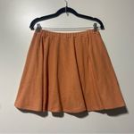 Free People  Beach Orange Terry Cloth Mini Skort Skirt with Shirts Size Medium Photo 4