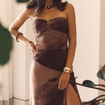 12th Tribe Dress brown Size M Photo 0