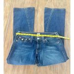 True Religion  Low Rise y2k Flare Jeans Bridget dark Blue Denim SIZE 30 Photo 7