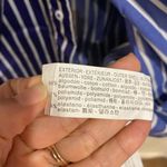 ZARA  Woman Blue Striped Button Front Midi Shirt Dress Sz S Photo 6