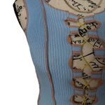 Baby Blue Peekaboo Top Size M Photo 1