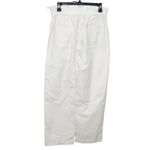 Ba&sh Stone Pants High Rise Cropped Paperbag Ecru Cotton Womens Size S Flawed Photo 1