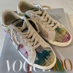 VINTAGE HAVANA METALLIC & HOUNDSTOOTH PRINT SNEAKERS SIZE 6! Photo 9