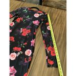 Revolve AFRM Didi crew neck floral long sleeve black Maxi Dress M Size M Photo 5